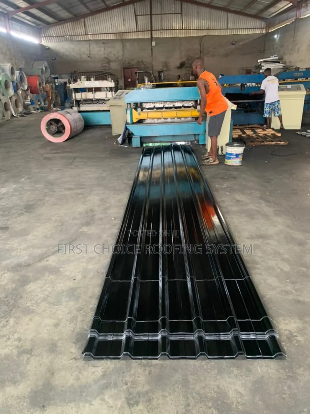 Pure Aluminium Oven Baked Roofing Sheets All Colours Available
