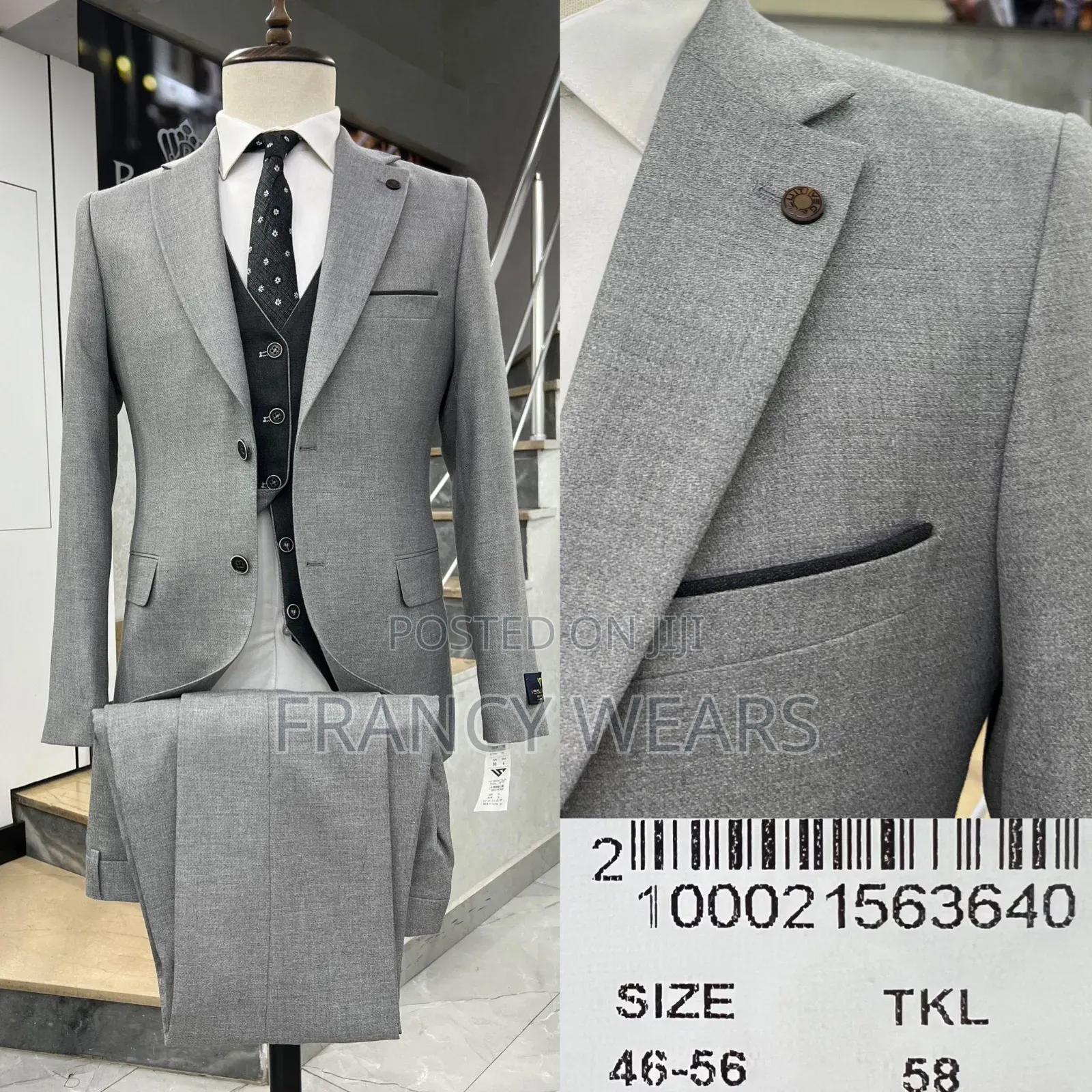 2 Sided Inner Waistcoat Complete Suits