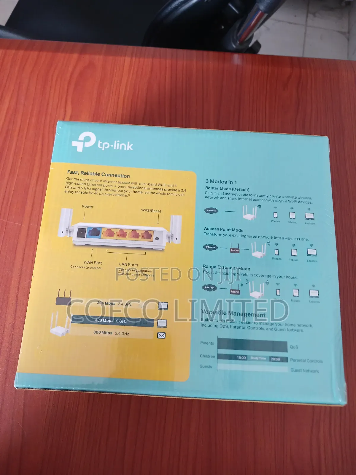 Tp-link Archer C24 Ac750 Dual-band Wi-fi Router.