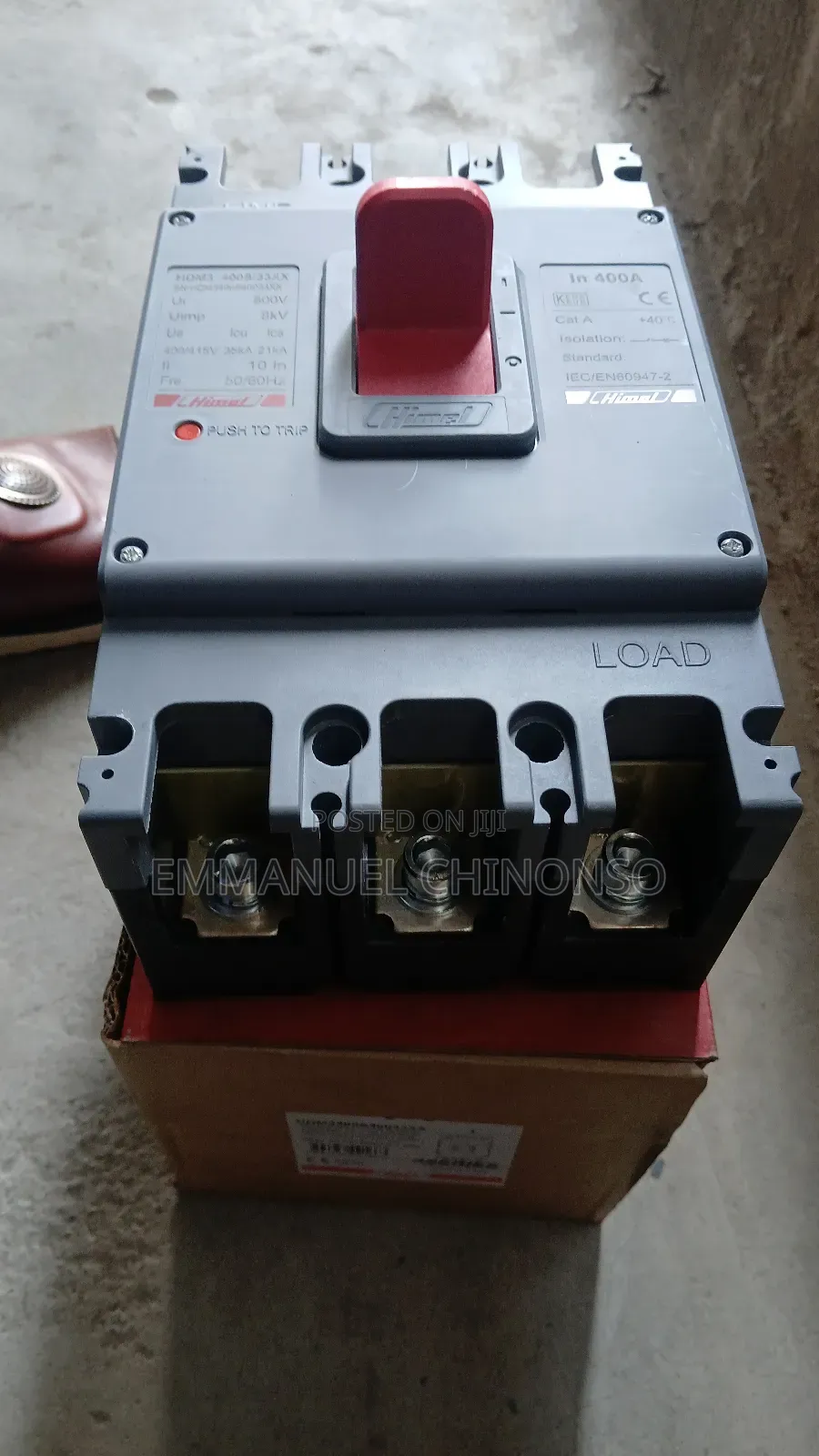 400a 3pole Hemel McCb Breaker