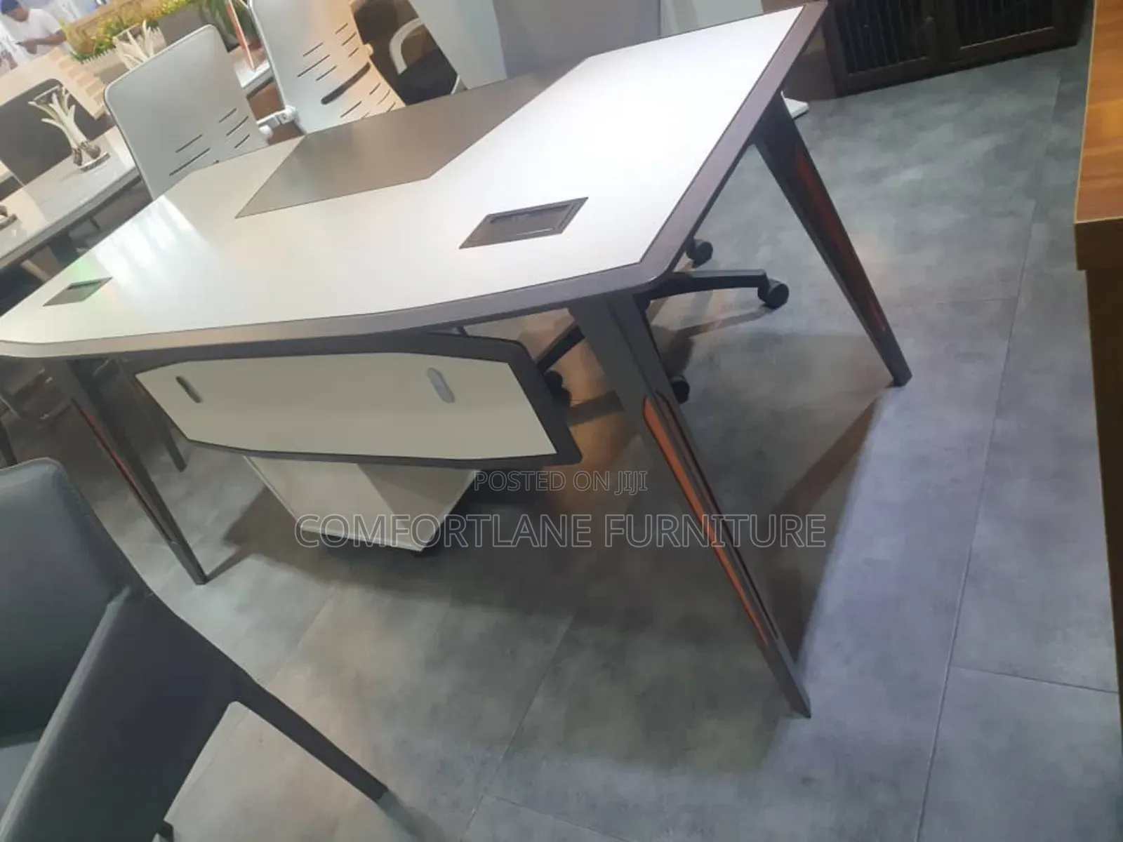 Executive Office Table With Drawers