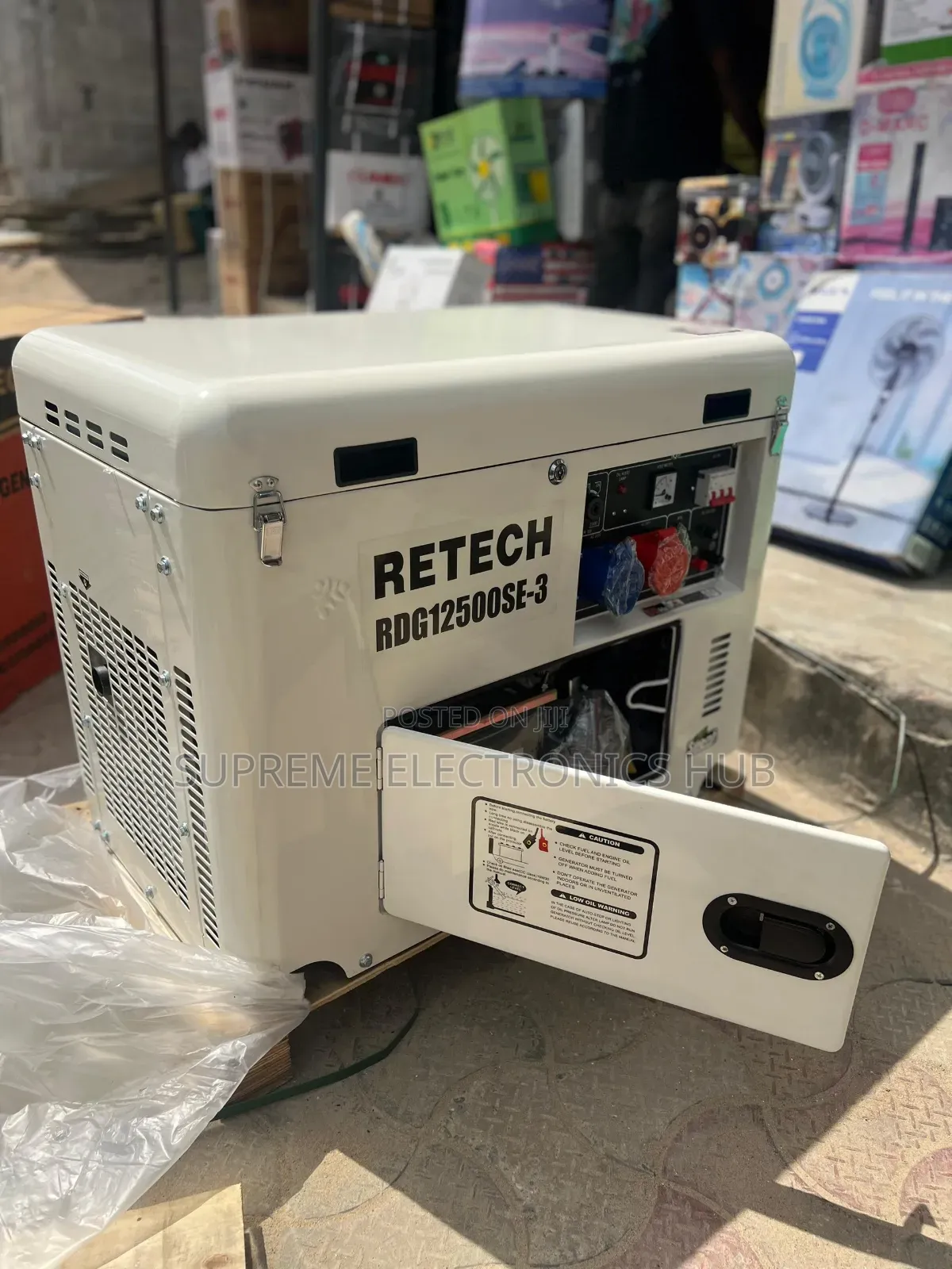 Retech 10kva Rdg12500se-3 Three Phase Diesel Soundproof Generator