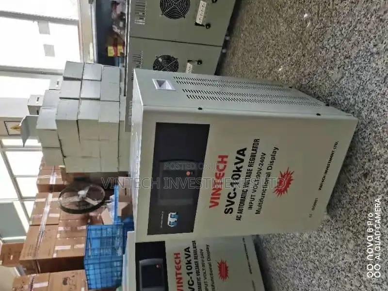 Vintech 10kva Single Phase Standing Industrial Voltage Regulator
