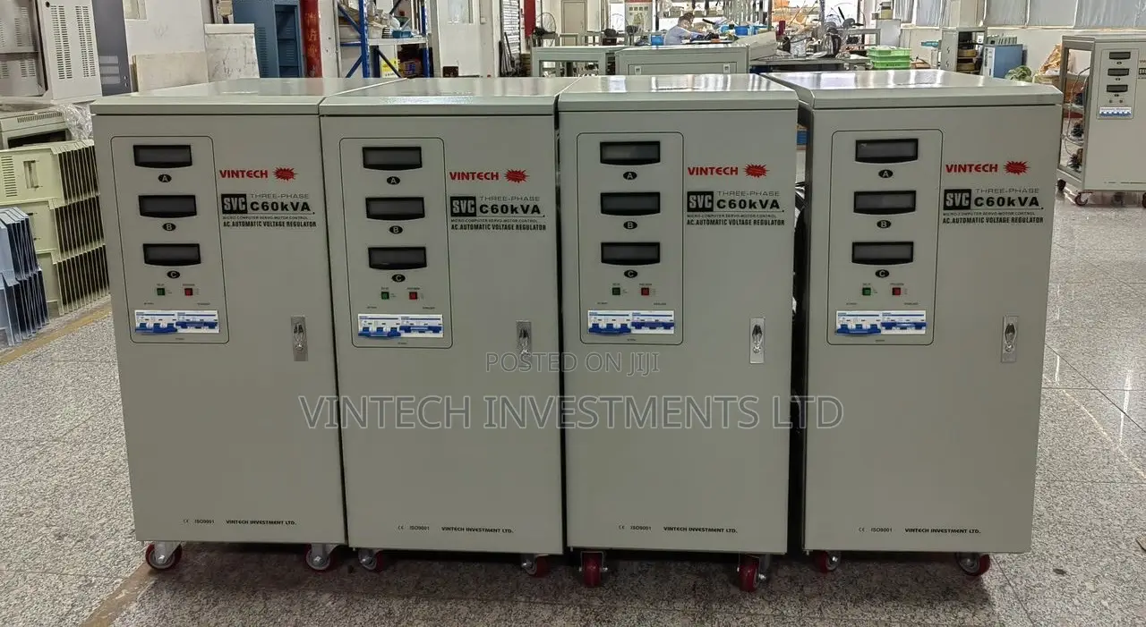 Vintech 60kva 3 Phase Standing Industrial Voltage Regulator