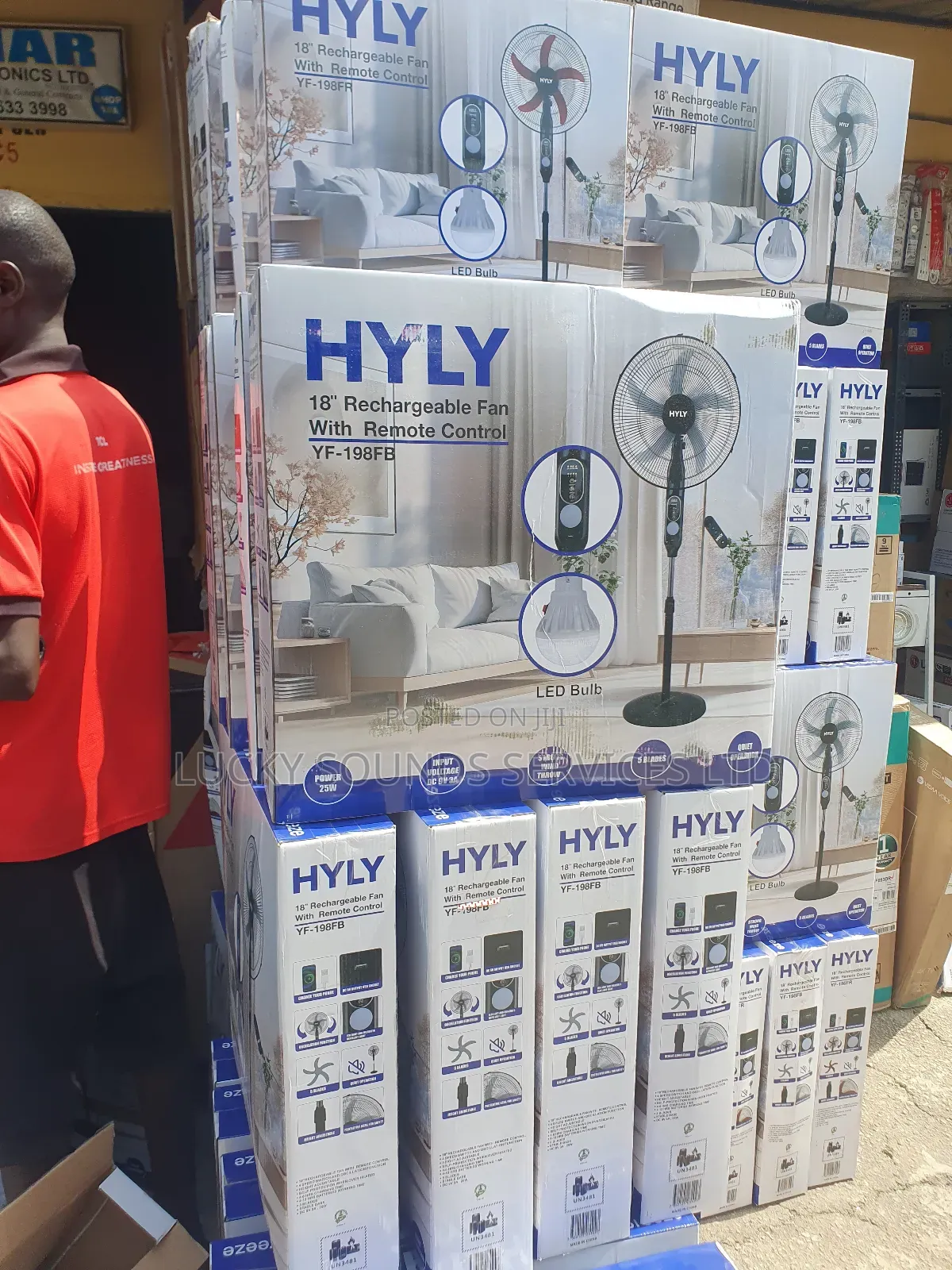 Hyly Rechargeable Fan 18"