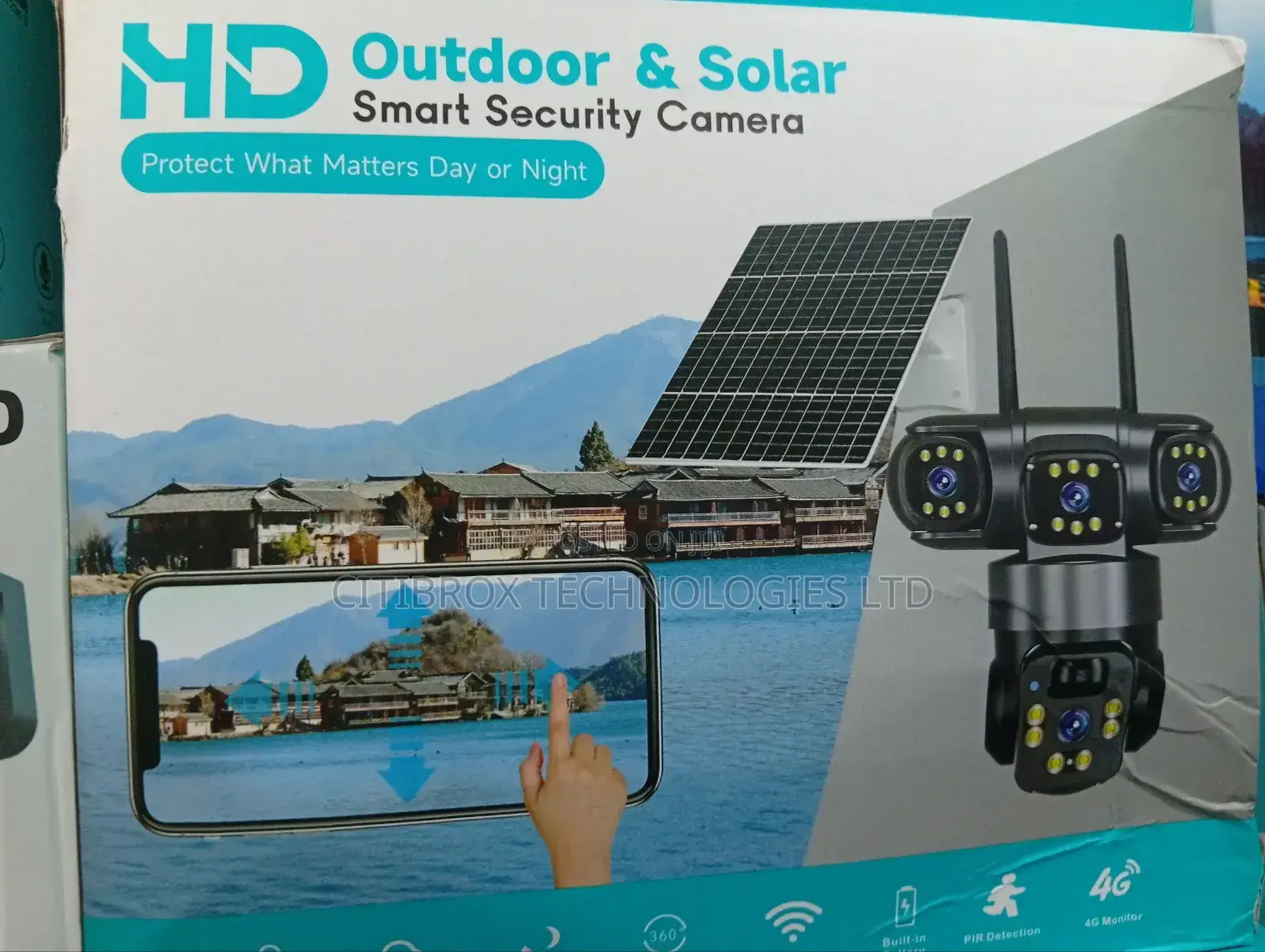 Hd Outdoor and Solar Smart Security 4g Camera