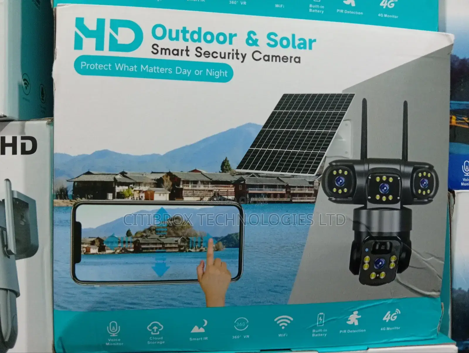 Hd Outdoor and Solar Smart Security 4g Camera