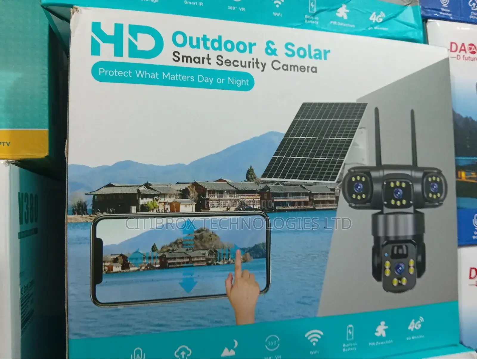 Hd Outdoor and Solar Smart Security 4g Camera