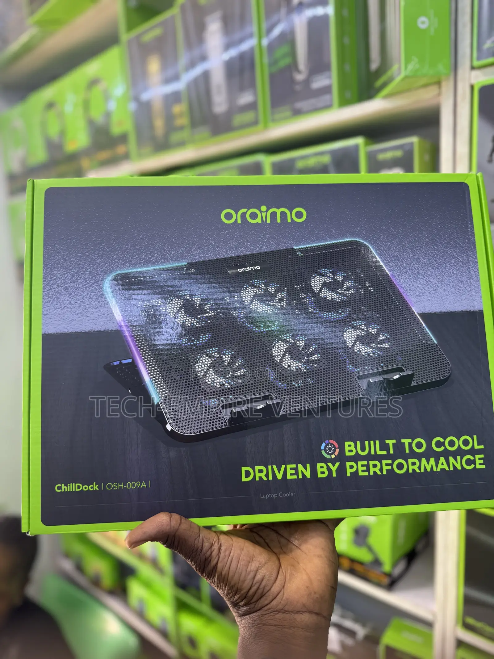 Oraimo Chilldock Dual Usb Ports Laptop Cooler