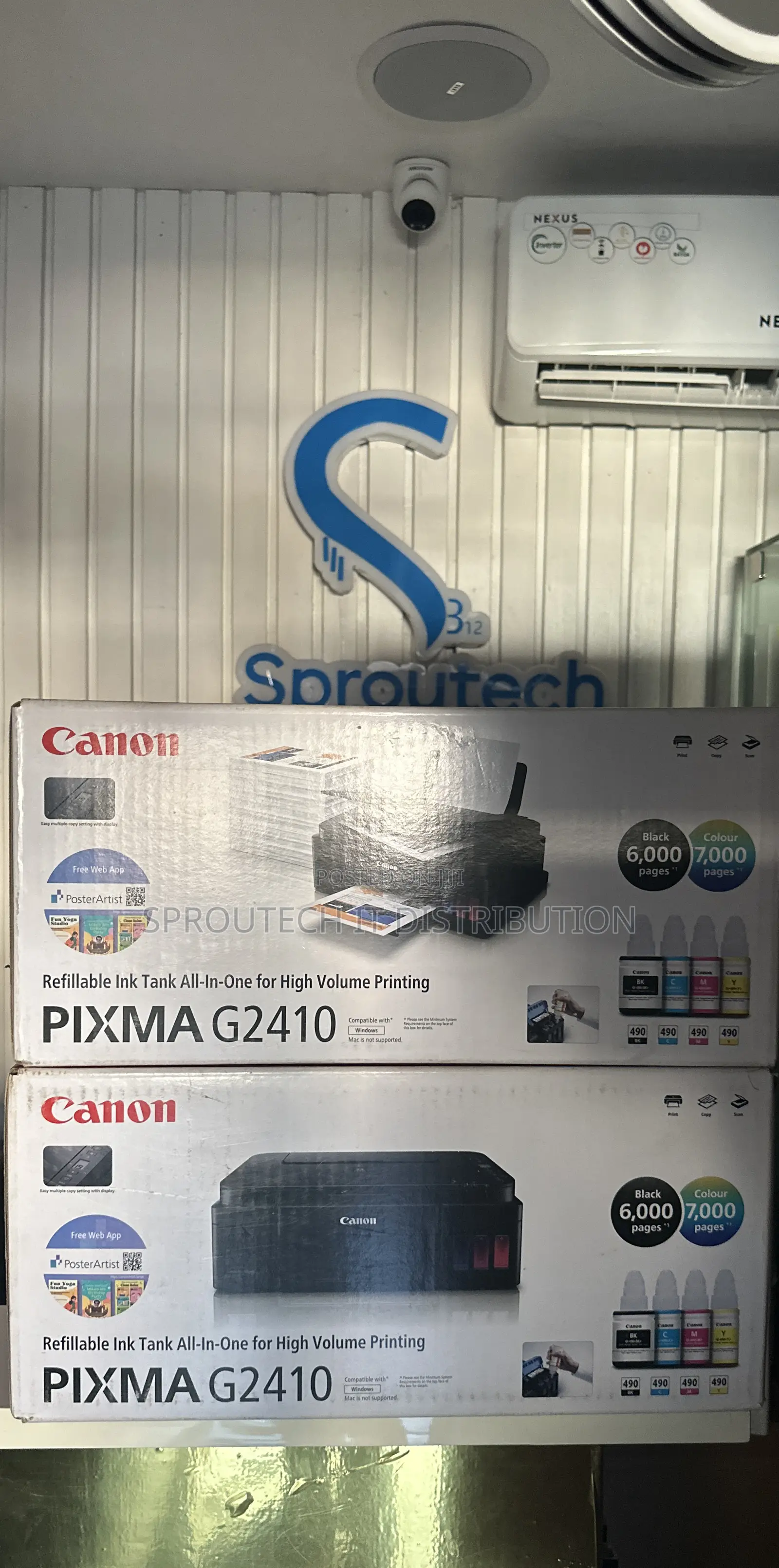 Canon Pixma G2410 All-in-One Refillable Ink Tank Printer