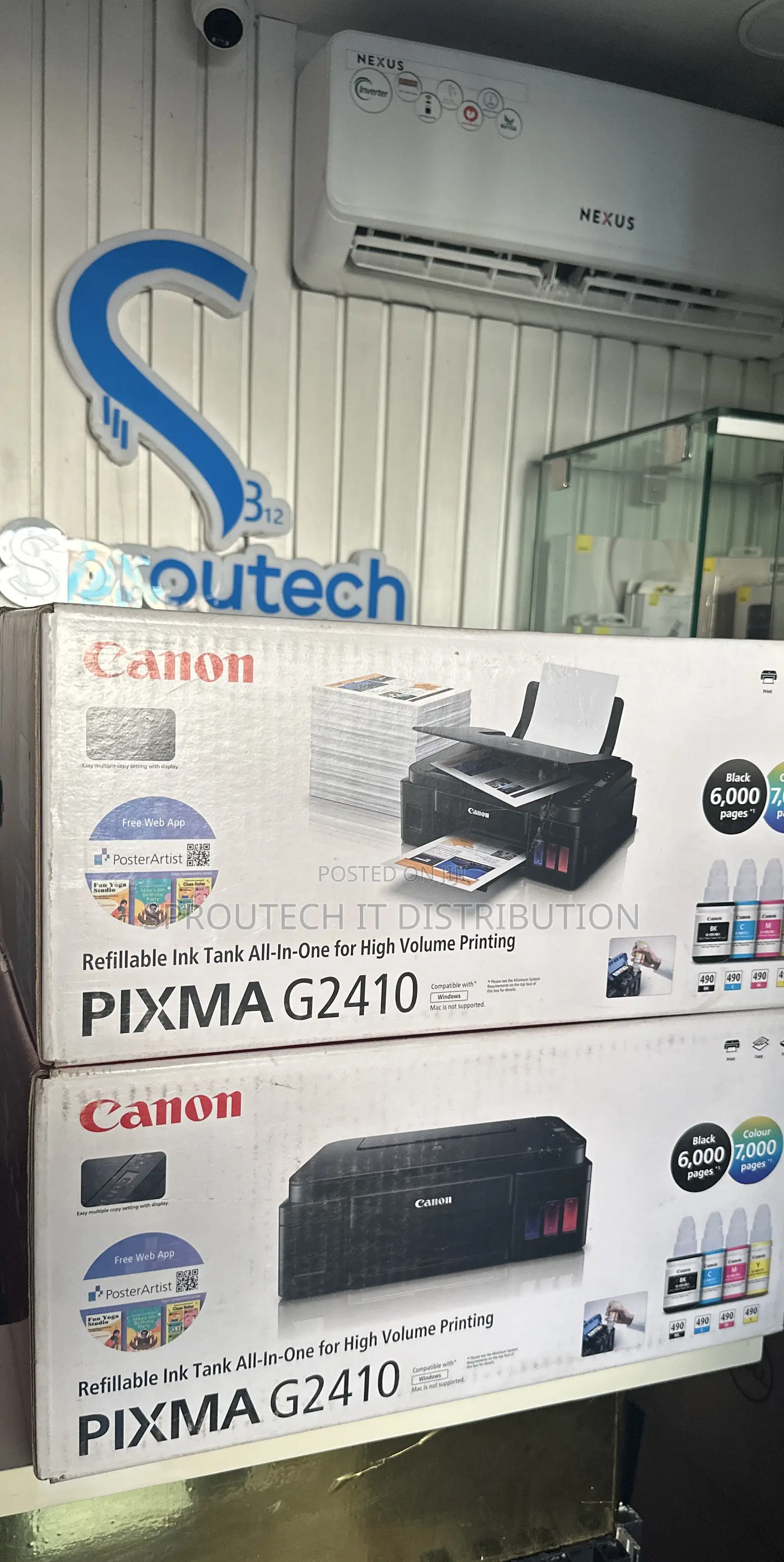 Canon Pixma G2410 All-in-One Refillable Ink Tank Printer