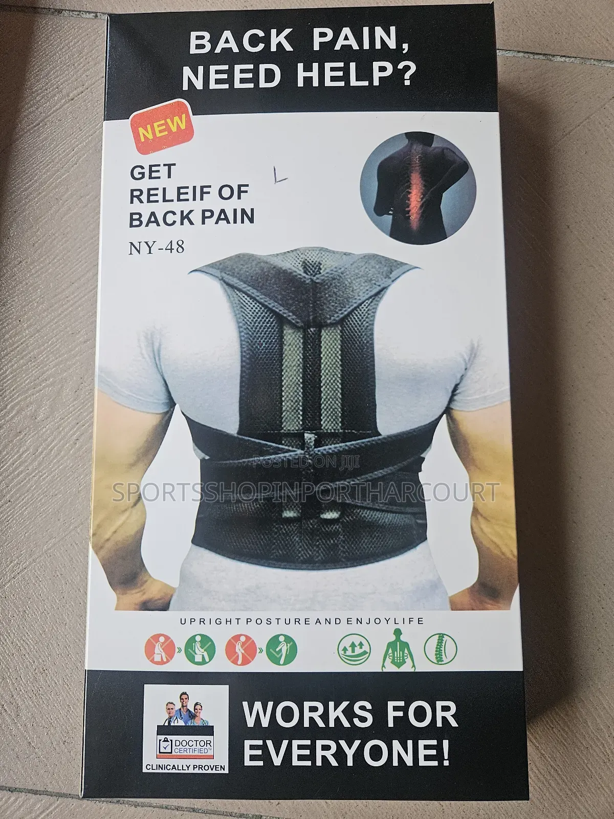 Upright Adjustable Posture Corrector