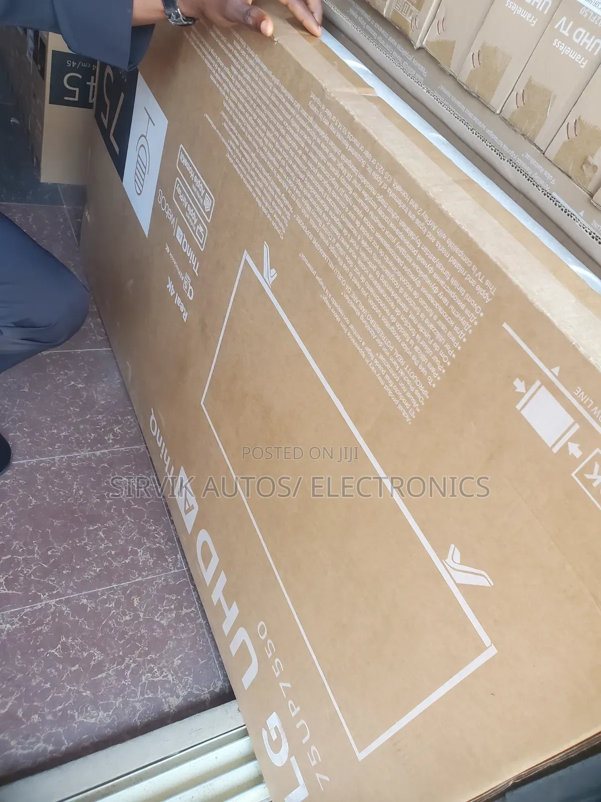 Lg 75 Inches Full Smart Tv Available for Sale