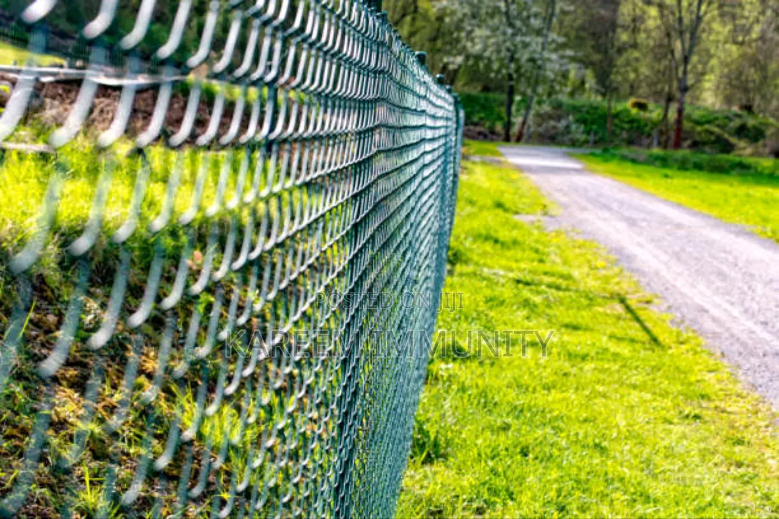 Chain Ink Fence Wire Rubber Coated