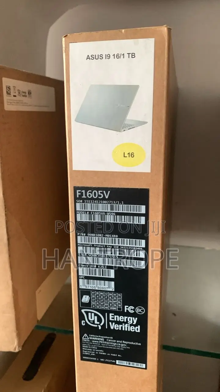 New Laptop Asus Vivobook 16 16GB Intel Core i9 SSD 1T