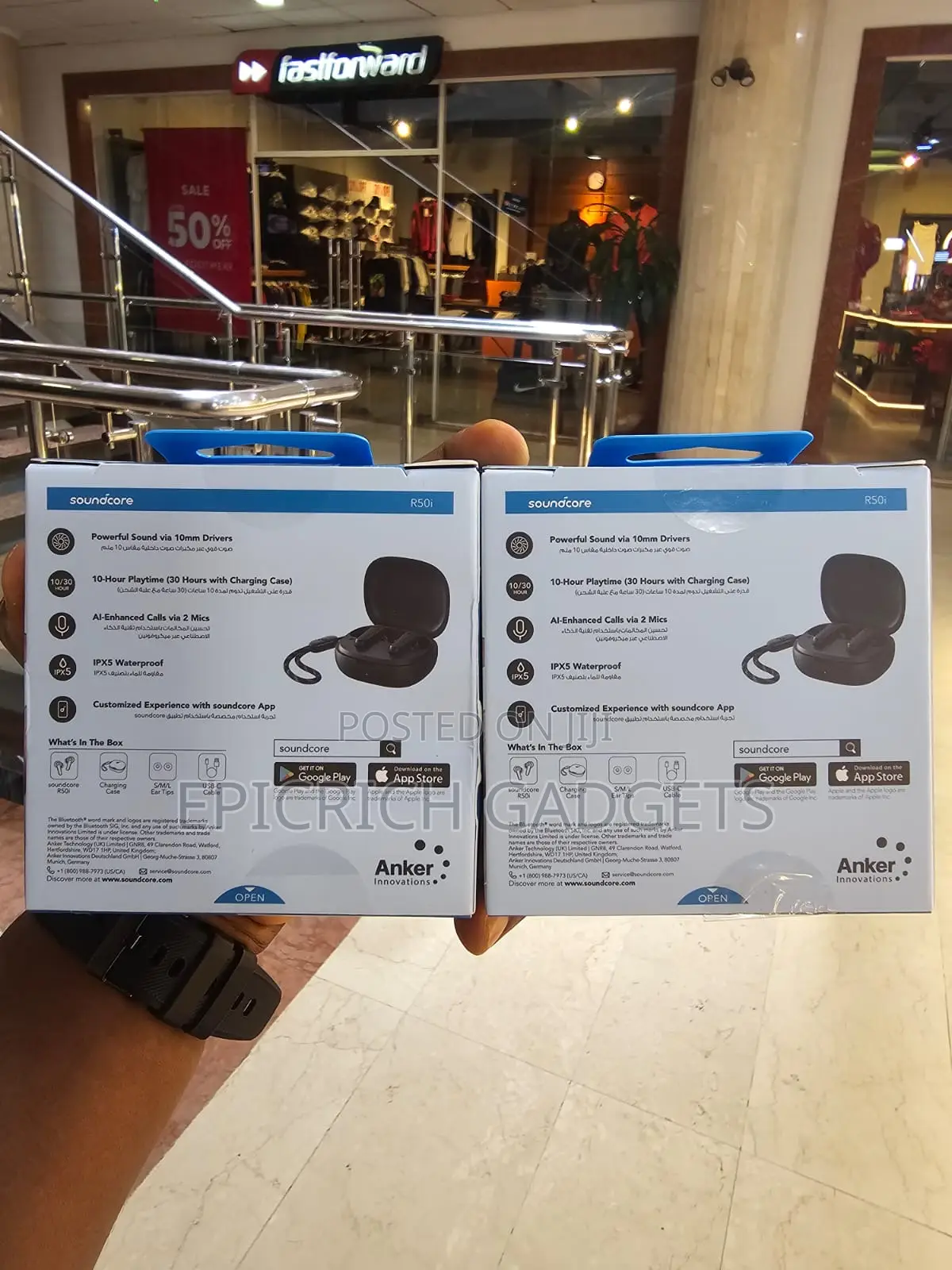 Soundcore R50i Bluetooth Wireless Earbuds by Anker