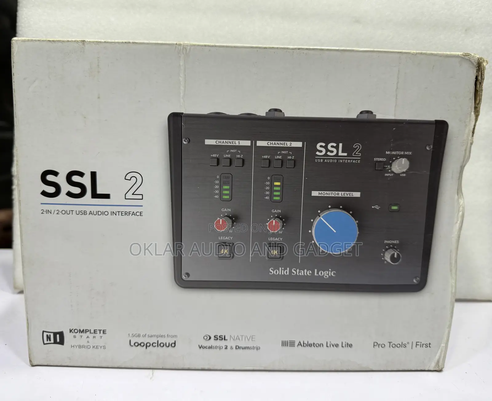 Ssl 2 Usb C Audio Interface ( Uk Used With Carton)