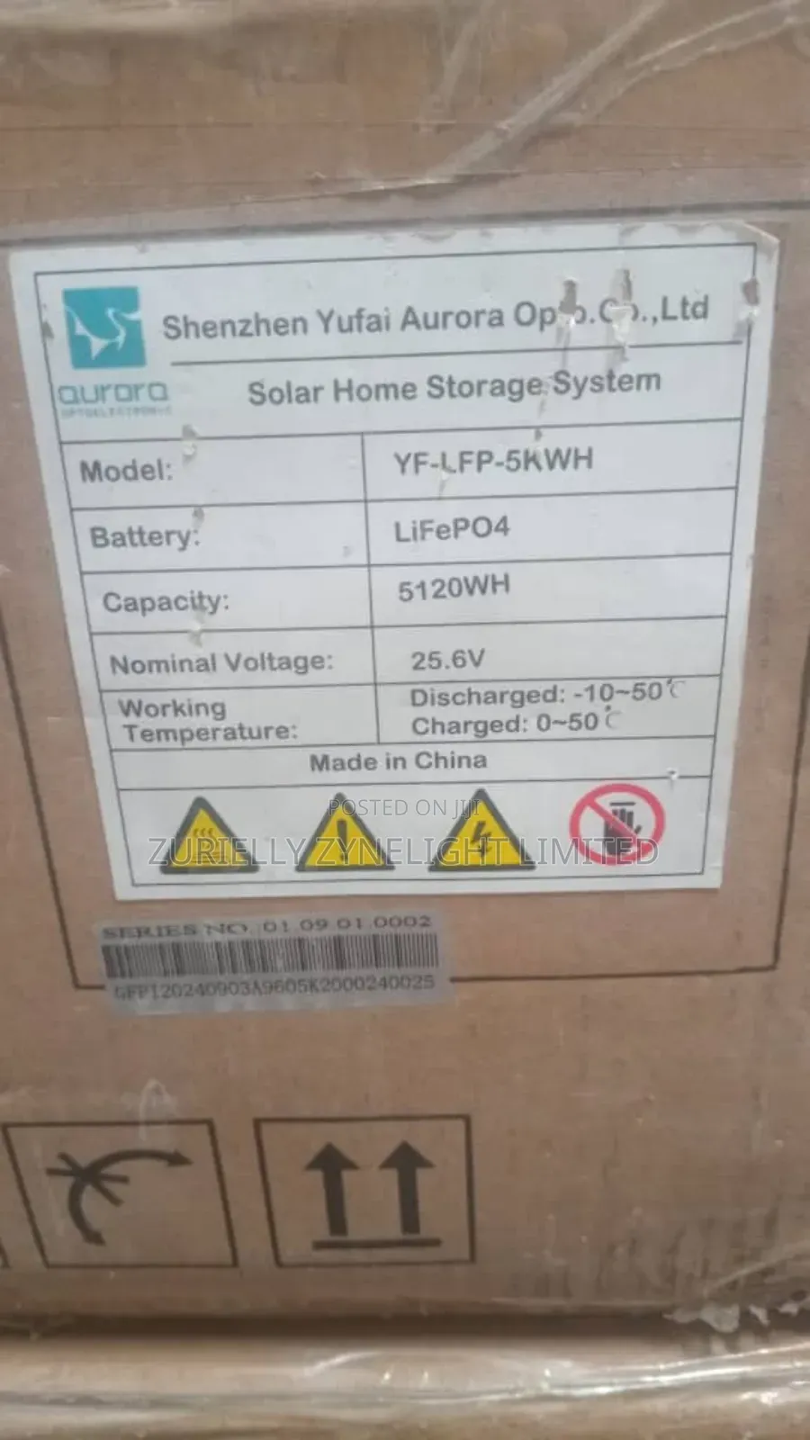 Aurora 5kwh/24v Lithium Battery