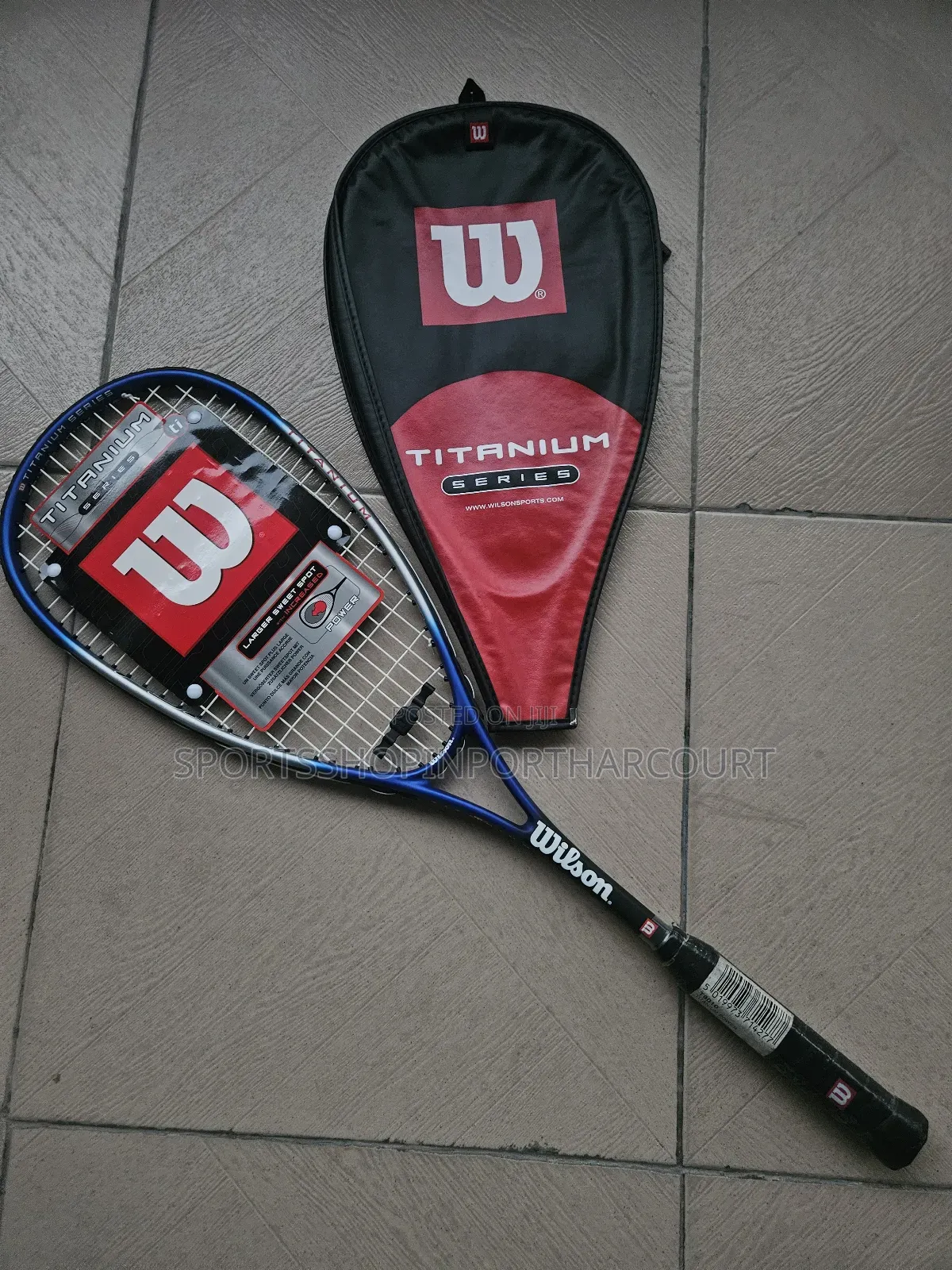 Professional Wilson Titanium Squash Racket