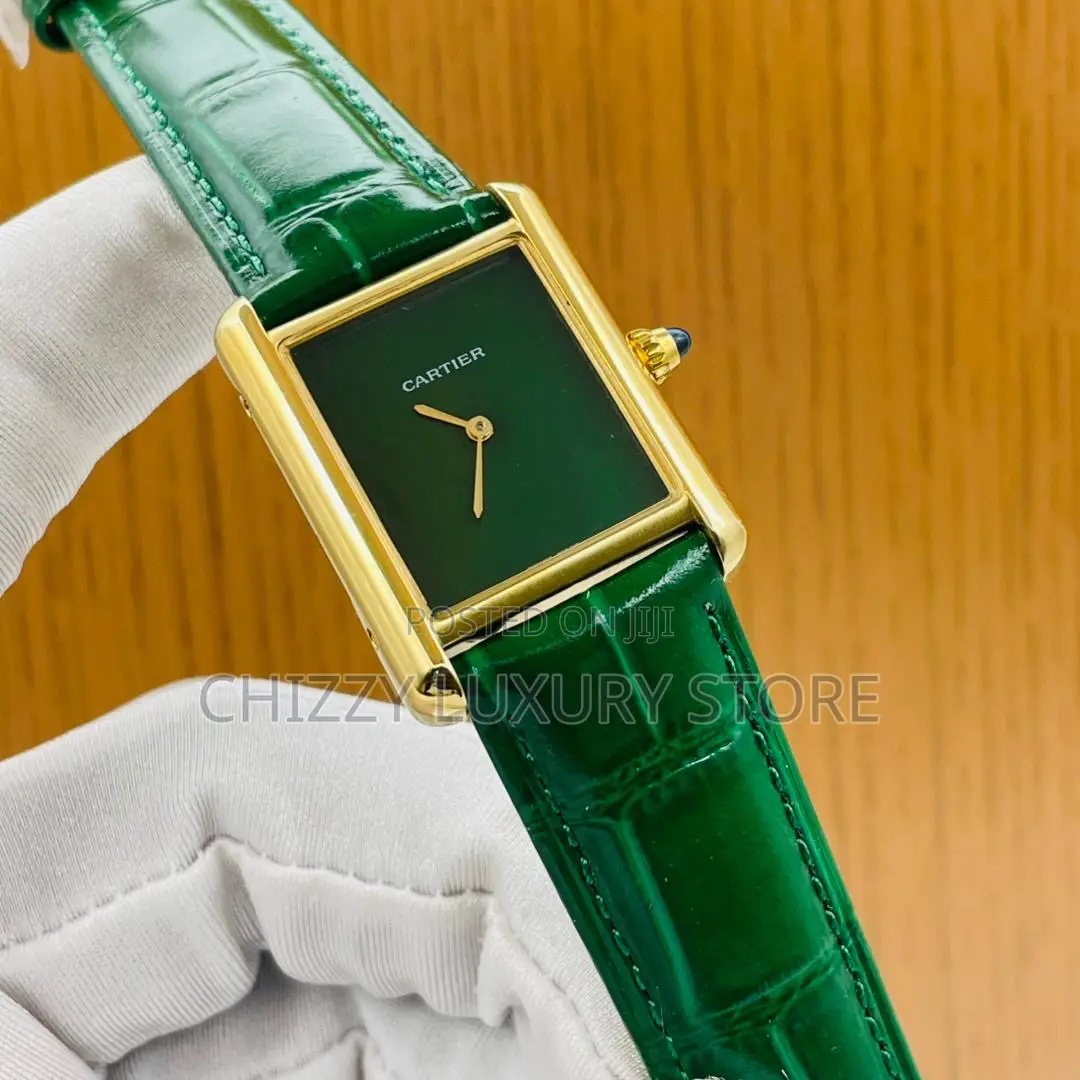 Cartier Quality Luxury Ladies Genuine Leather Wristwatch