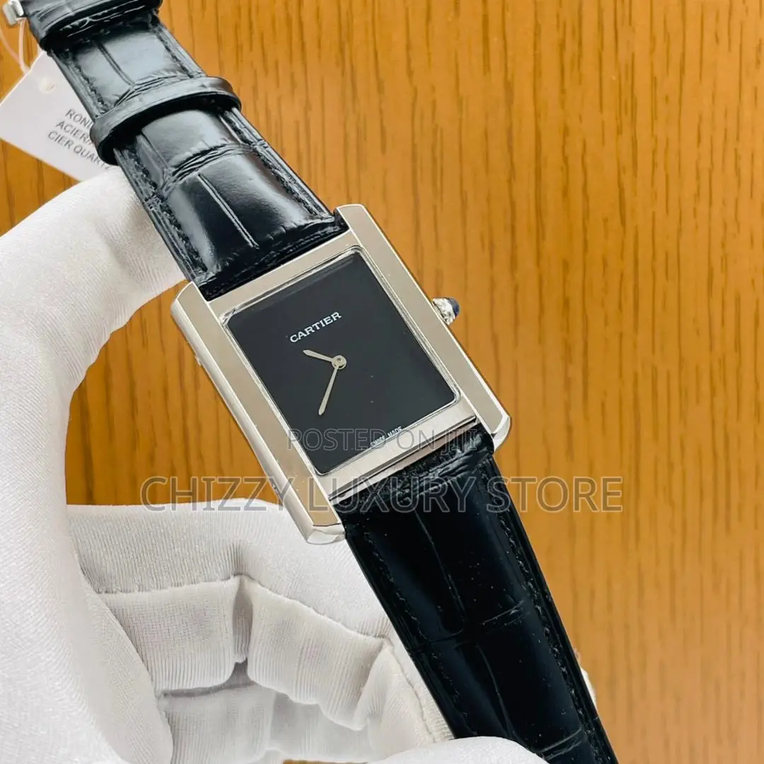Cartier Quality Luxury Ladies Genuine Leather Wristwatch