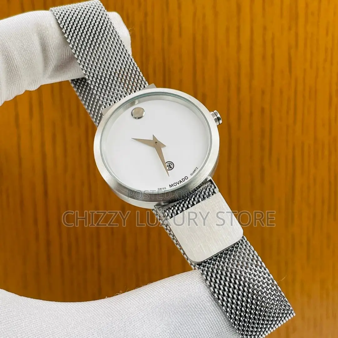 Movado Quality Luxury Ladies Chain Strap Wristwatch