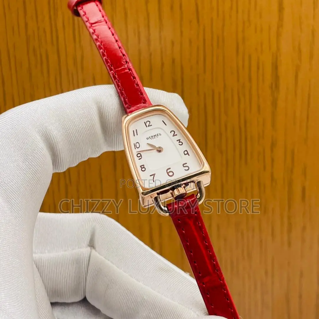 Hermes Quality Luxury Ladies Genuine Leather Wristwatch