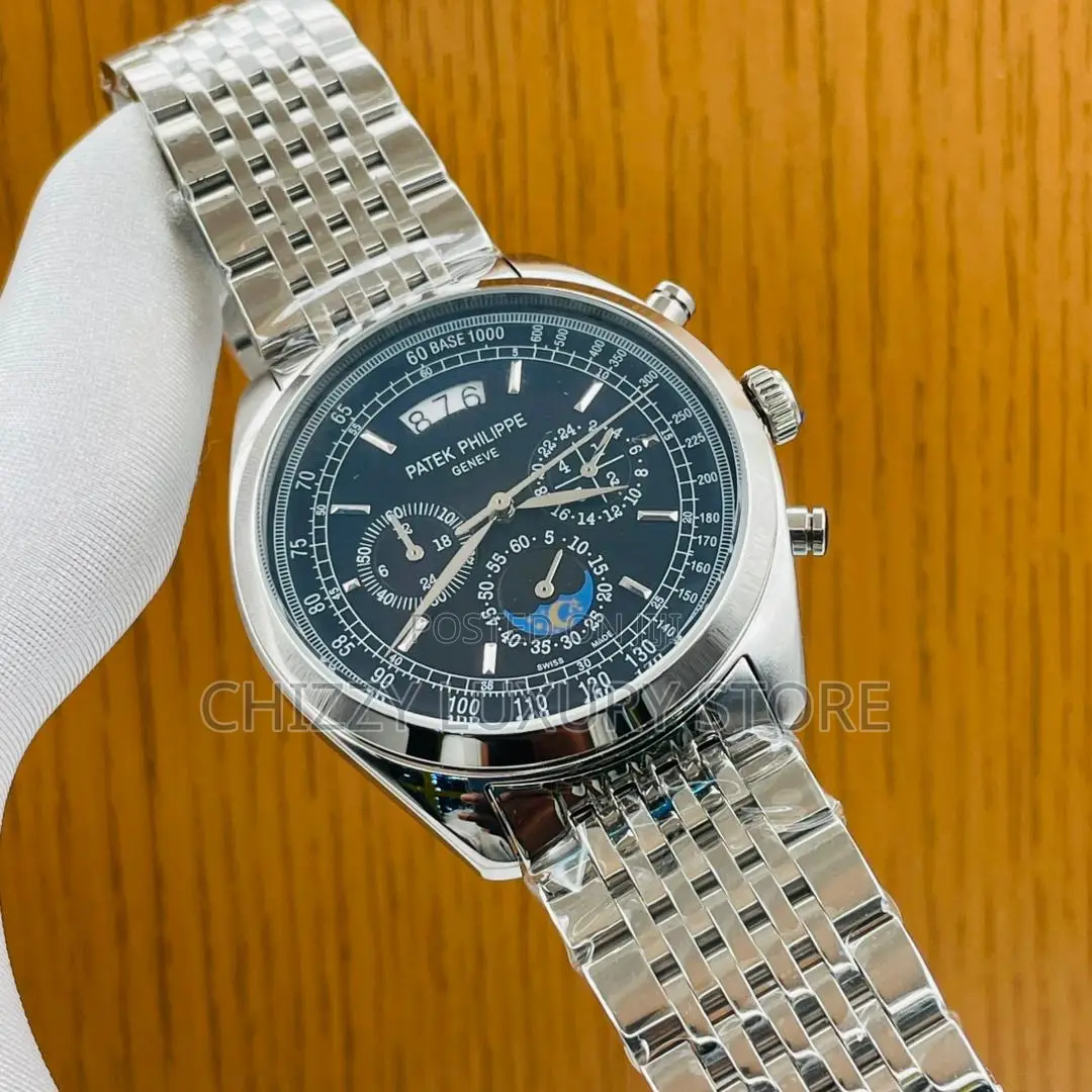 Patek Philippe Quality Luxury Men Chain Strap Wristwatch