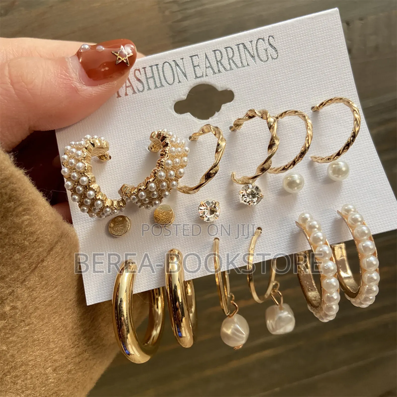 6 Pairs Earrings Set
