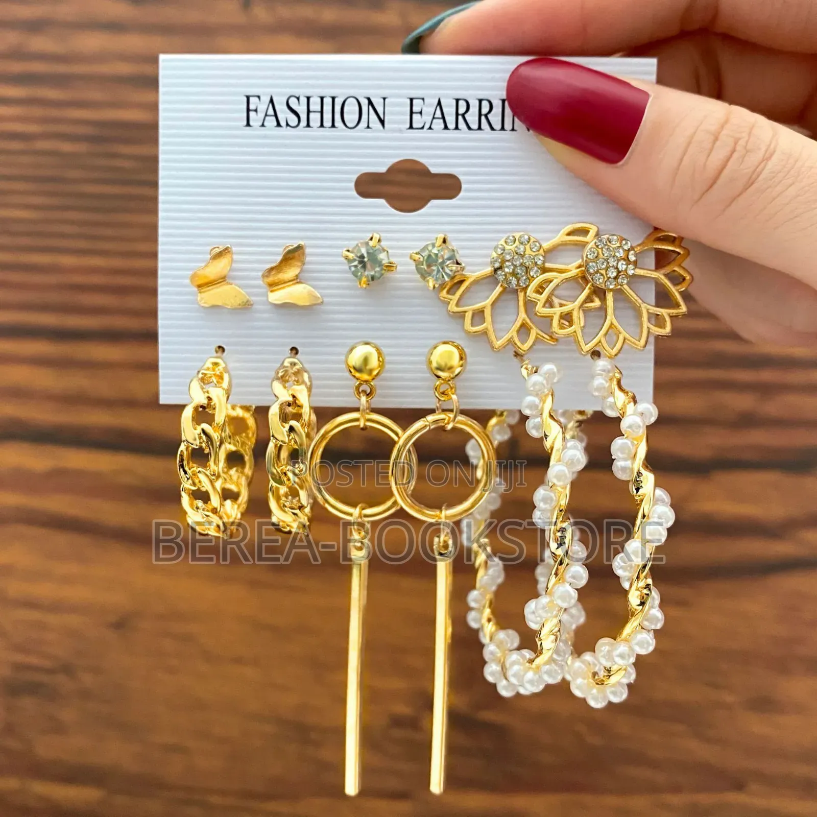 6 Pairs Earrings Set