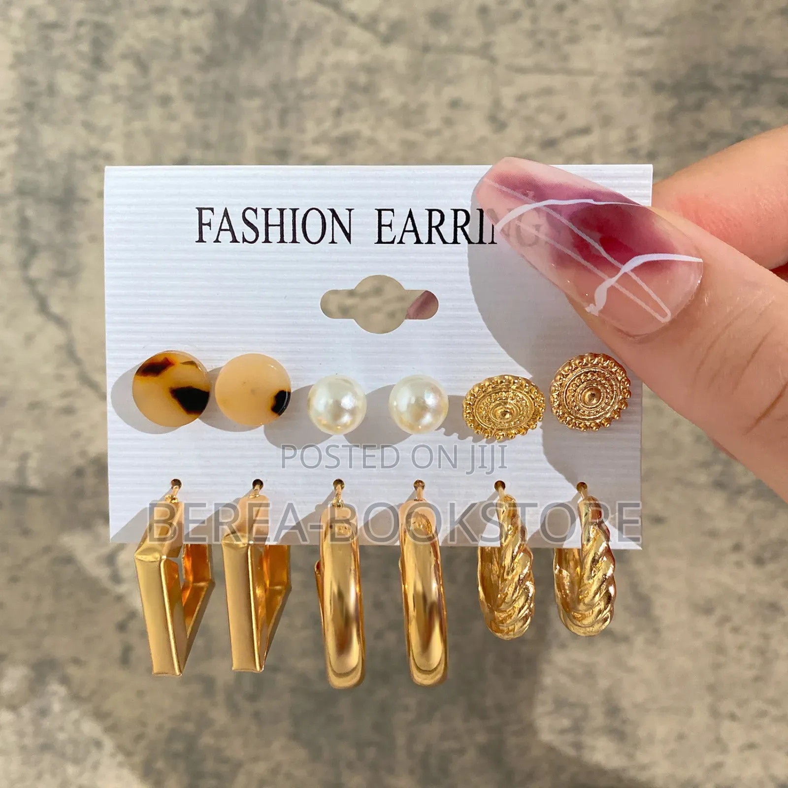 6 Pairs Earrings Set