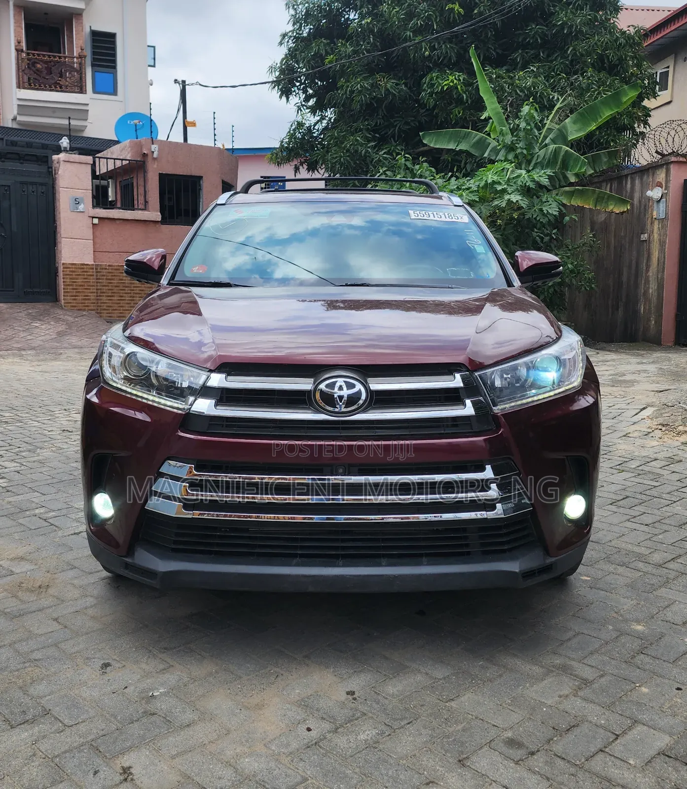 Toyota Highlander Limited Platinum 2019 Burgundy