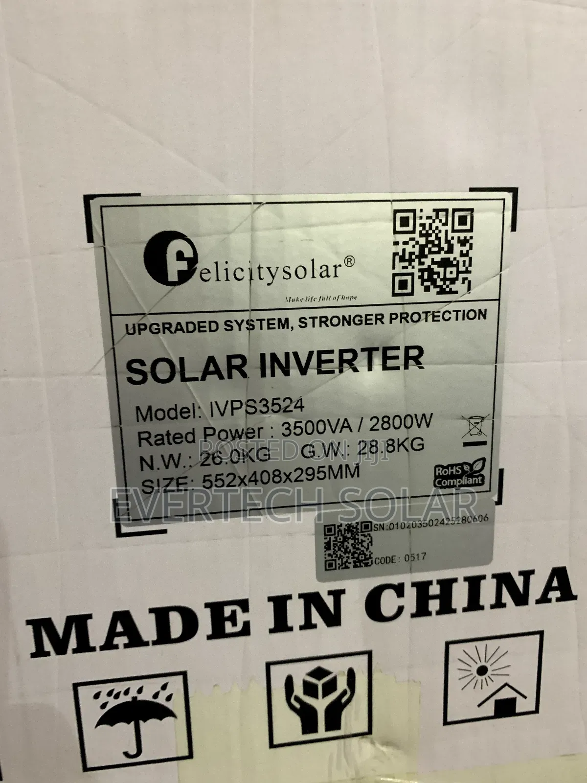 3.5kva Felicity 24v Puresine Wave Inverter