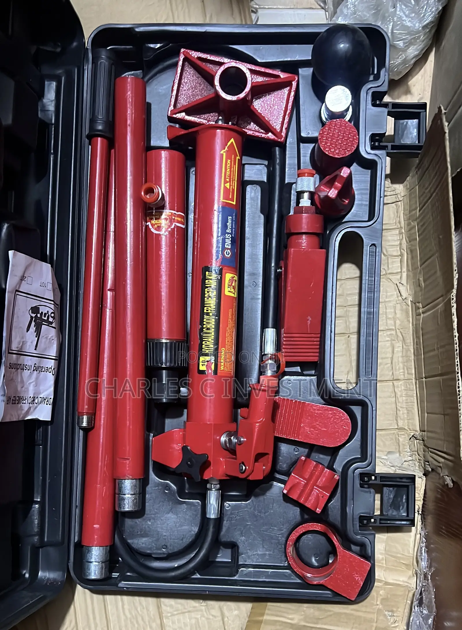 10tons Hydraulic Car Body Frame Repair Kit Jack