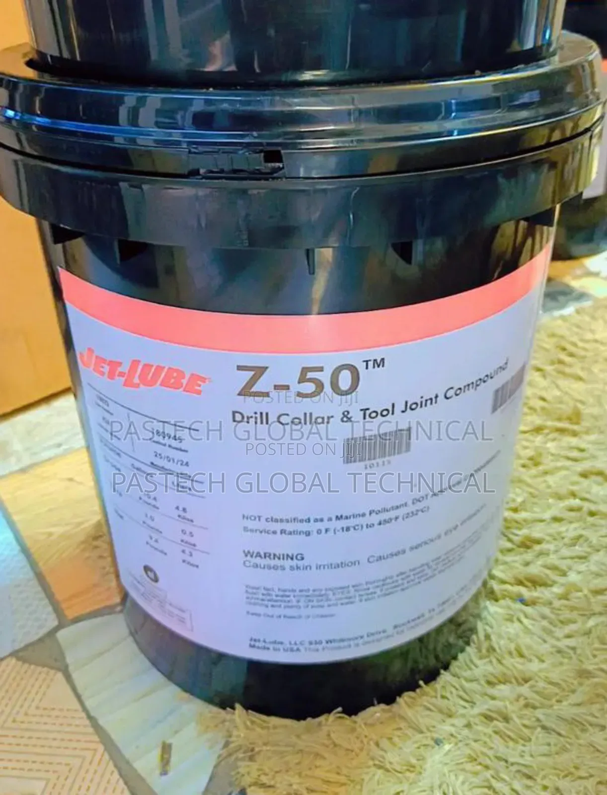 Jet-Lube Zn-50 //
Drill Collar Tool Joint Compound