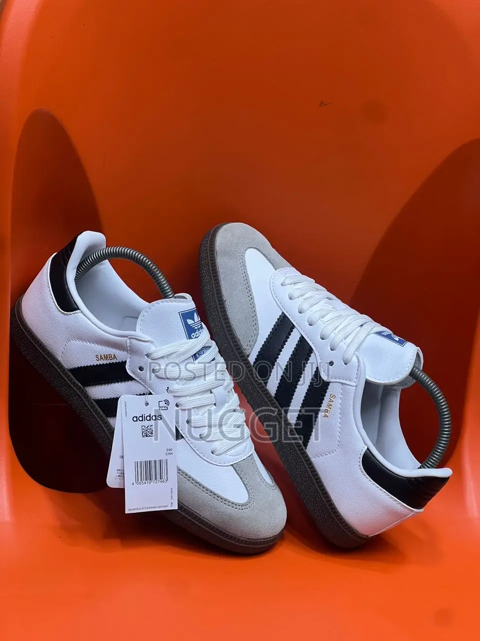 Adidas Samba White Fully Boxed