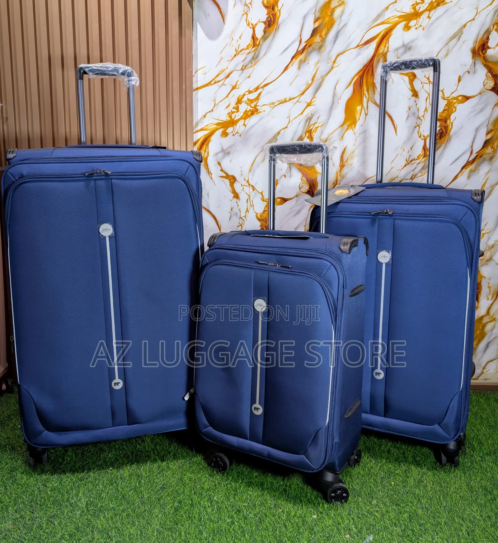 Set of 3 Fabric Quality Luggage Box