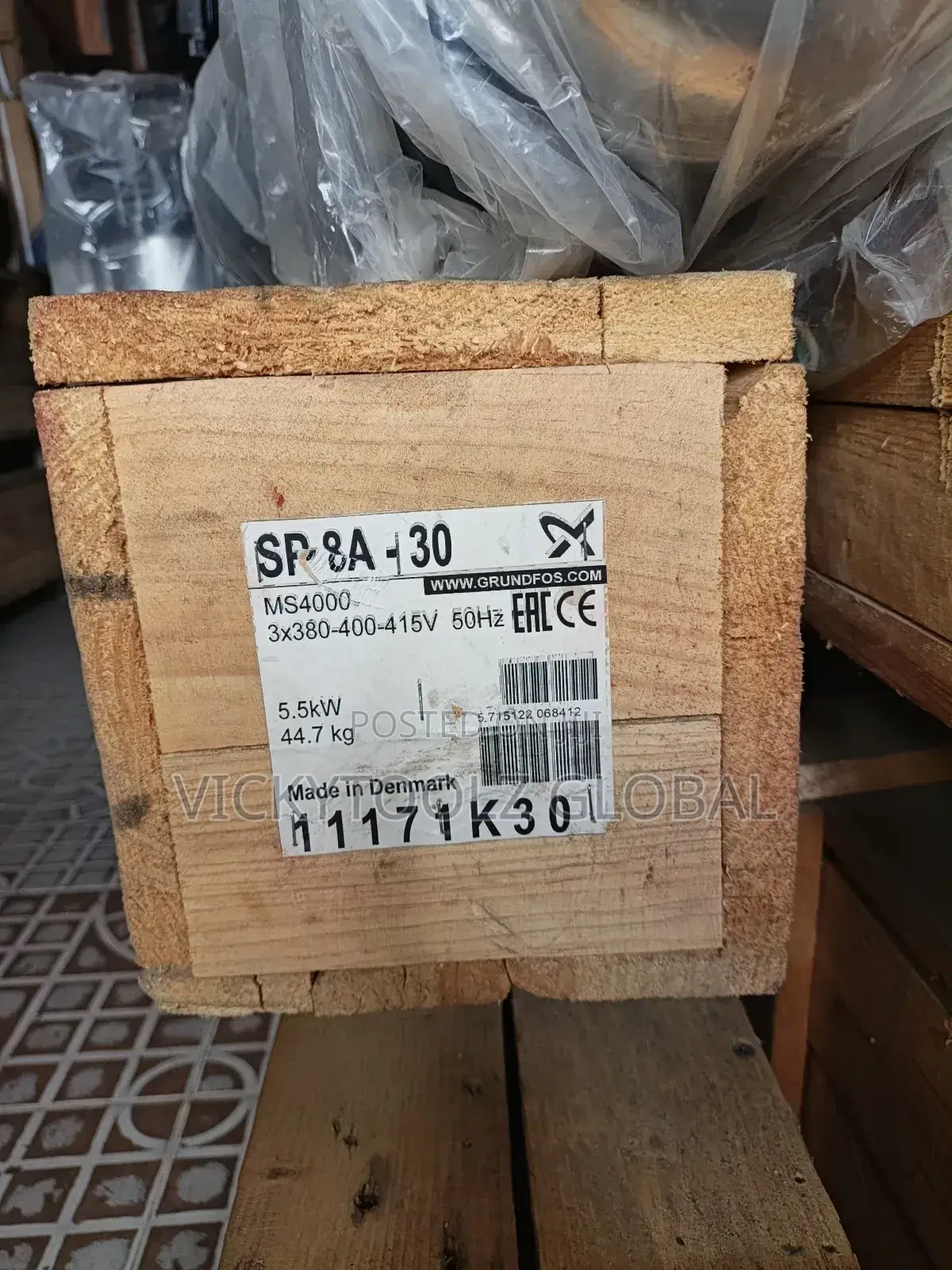 Grundfos Submersible Industrial Pump Sp 8a-30 Ms40000