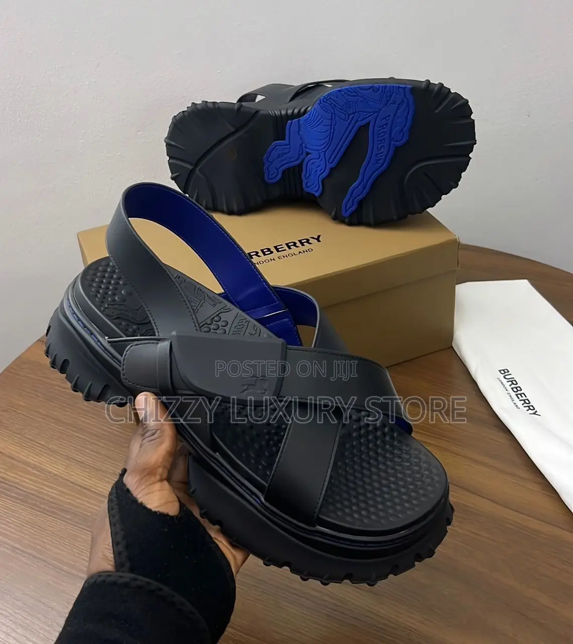 New Burberry Quality Luxury Men Sandal