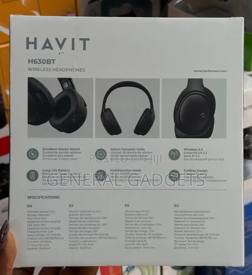 Original Havit Wireless Foldable Headset