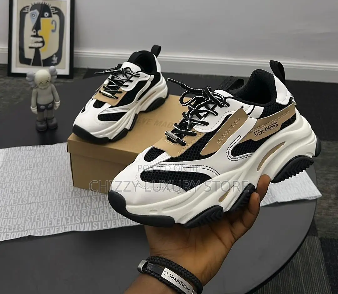 Steve Madden Quality Luxury Men Sneakers
