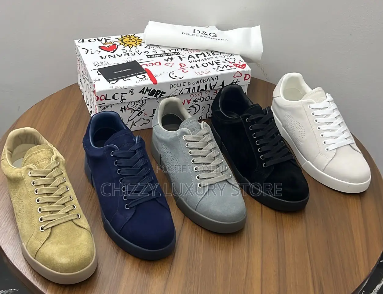 Dolce Gabbana Quality Luxury Men Sneakers