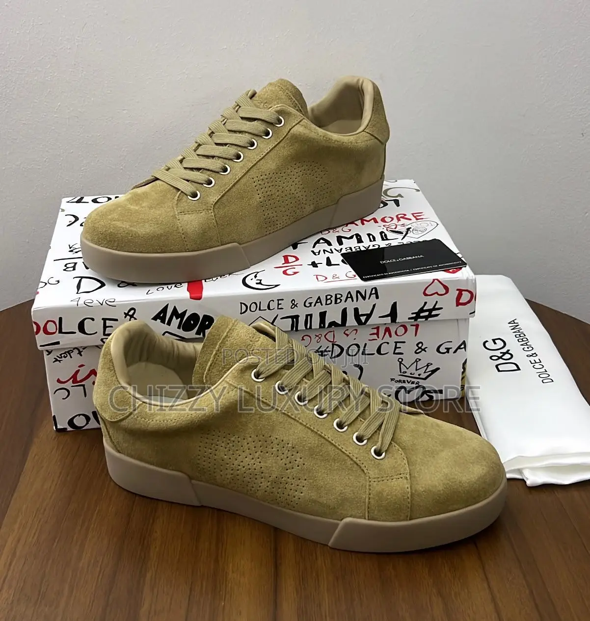 Dolce Gabbana Quality Luxury Men Sneakers