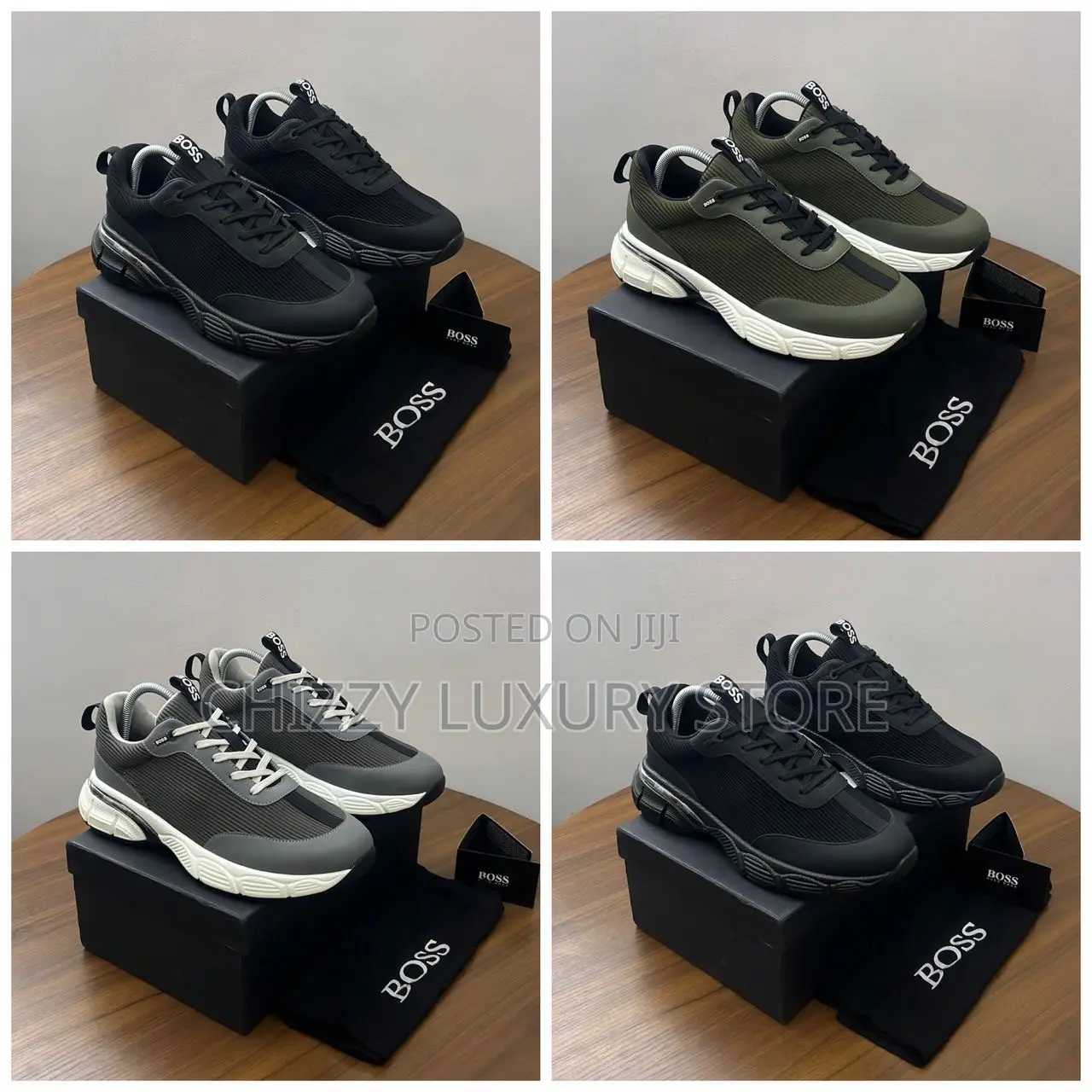Hugo Boss Quality Luxury Men Sneakers
