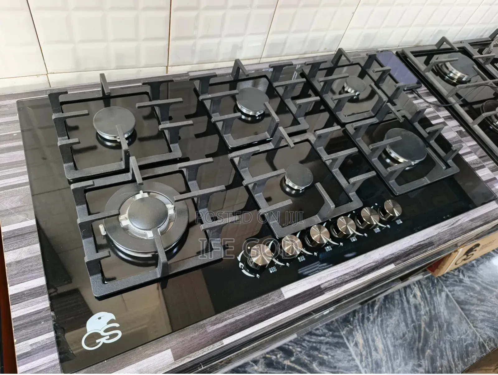 Original Gs Turkey Design 2025 Model 6 Burners Built-in Gas Cooker