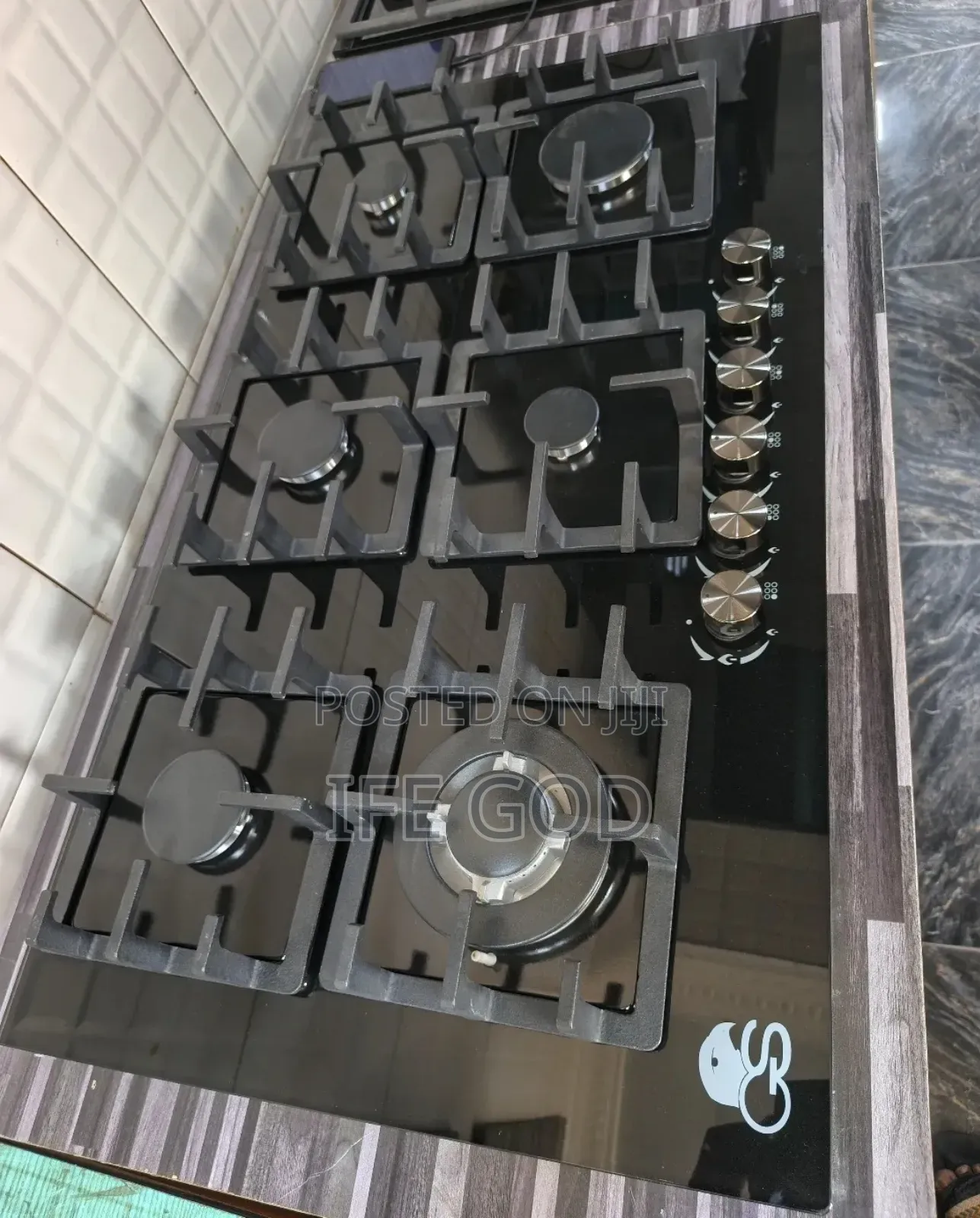 Original Gs Turkey Design 2025 Model 6 Burners Built-in Gas Cooker