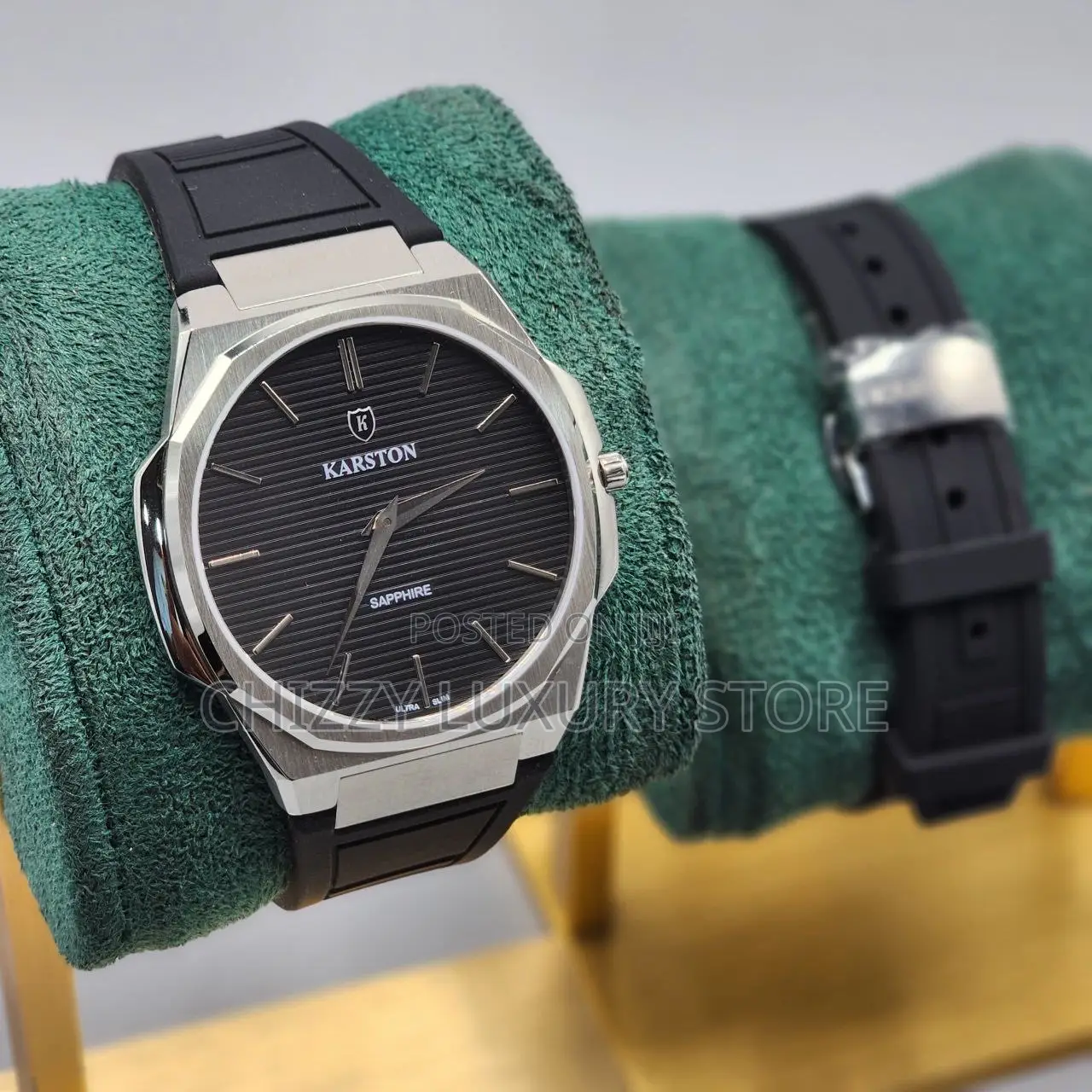 Kartston Quality Luxury Men Genuine Leather Wristwatch