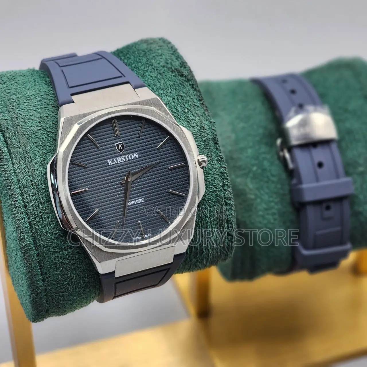 Kartston Quality Luxury Men Genuine Leather Wristwatch