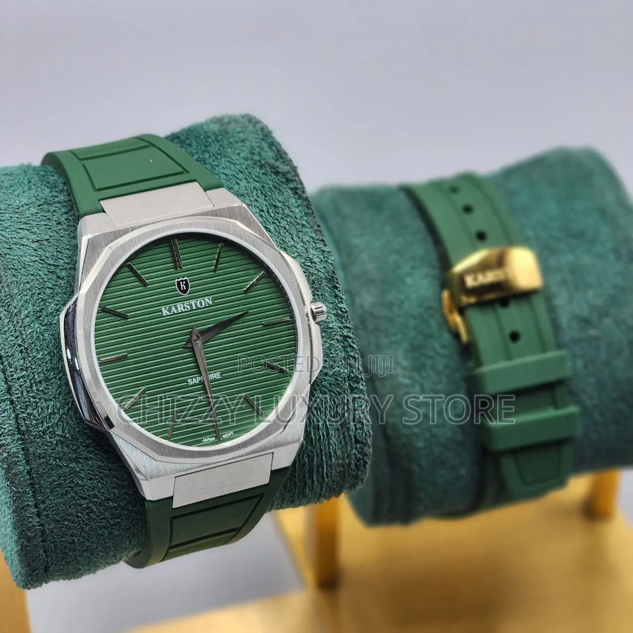 Kartston Quality Luxury Men Genuine Leather Wristwatch