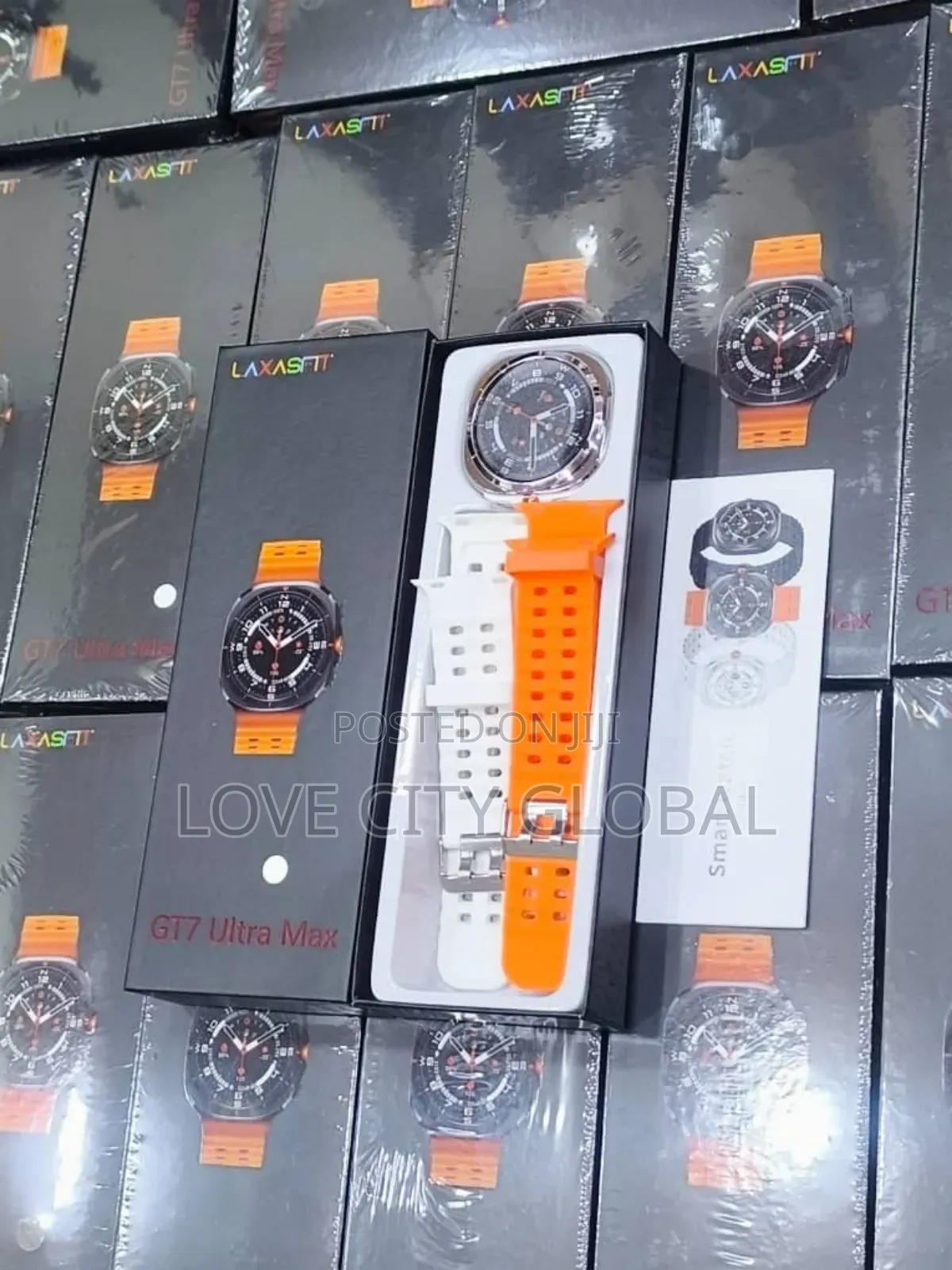 Gt7 Ultra Max Smartwatch Amoled Display With 2 Straps Fitness Tracker.